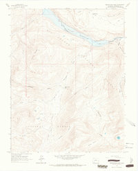Download a high-resolution, GPS-compatible USGS topo map for Weminuche Pass, CO (1967 edition)