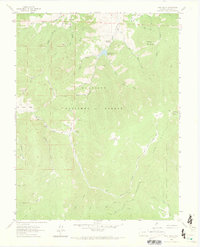 Download a high-resolution, GPS-compatible USGS topo map for West Baldy, CO (1973 edition)