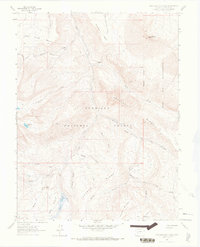 Download a high-resolution, GPS-compatible USGS topo map for West Beckwith Peak, CO (1967 edition)