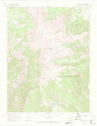 Download a high-resolution, GPS-compatible USGS topo map for West Elk Peak, CO (1972 edition)