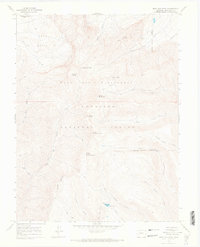 preview thumbnail of historical topo map of Gunnison County, CO in 1965