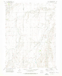 Download a high-resolution, GPS-compatible USGS topo map for Wetzel Creek, CO (1976 edition)