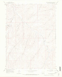 Download a high-resolution, GPS-compatible USGS topo map for White Coyote Draw, CO (1968 edition)