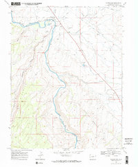 Download a high-resolution, GPS-compatible USGS topo map for Whitewater, CO (1972 edition)