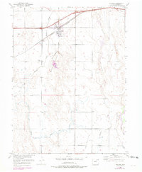1950 Map of Wiggins, CO, 1979 Print