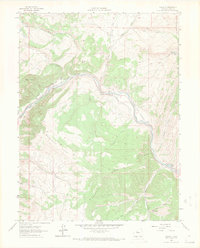 Download a high-resolution, GPS-compatible USGS topo map for Wolcott, CO (1970 edition)