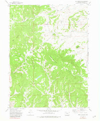 Download a high-resolution, GPS-compatible USGS topo map for Wolf Mountain, CO (1981 edition)