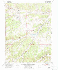 Download a high-resolution, GPS-compatible USGS topo map for Wolf Ridge, CO (1988 edition)