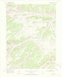 Download a high-resolution, GPS-compatible USGS topo map for Wolf Ridge, CO (1971 edition)