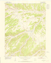 Download a high-resolution, GPS-compatible USGS topo map for Wolf Ridge, CO (1953 edition)