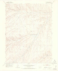 Download a high-resolution, GPS-compatible USGS topo map for Wolf Ridge, CO (1971 edition)