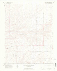 Download a high-resolution, GPS-compatible USGS topo map for Woods Canyon, CO (1967 edition)