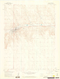 1961 Map of Wray, 1963 Print
