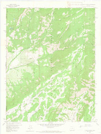 preview thumbnail of historical topo map of Gunnison County, CO in 1957