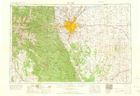preview thumbnail of historical topo map of Denver, CO in 1960