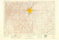 preview thumbnail of historical topo map of Denver, CO in 1958