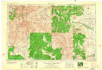 1953 Map of Durango, 1963 Print