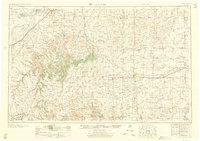 1958 Map of Vilas, CO