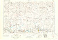 1954 Map of Wallace County, KS, 1964 Print