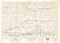 1958 Map of Kit Carson, CO