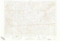 1954 Map of Limon, CO, 1974 Print