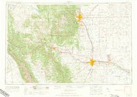 preview thumbnail of historical topo map of Pueblo, CO in 1954