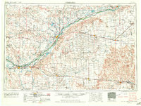 1954 Map of Sterling, 1964 Print