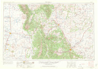 1954 Map of Alamosa, CO, 1968 Print