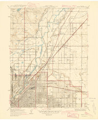 1940 Map of Denver County, CO