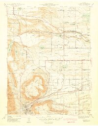 preview thumbnail of historical topo map of Golden, CO in 1942