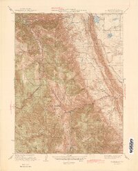 preview thumbnail of historical topo map of Indian Hills, CO in 1945