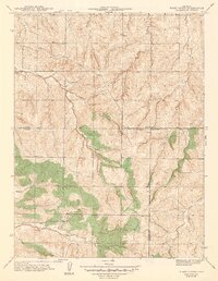 preview thumbnail of historical topo map of Arapahoe County, CO in 1942