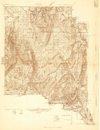Download a high-resolution, GPS-compatible USGS topo map for Mt Harris, CO (1924 edition)