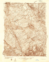 Download a high-resolution, GPS-compatible USGS topo map for Mt Powell, CO (1933 edition)