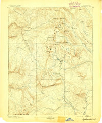 preview thumbnail of historical topo map of Gunnison County, CO in 1893
