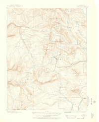 preview thumbnail of historical topo map of Gunnison County, CO in 1888