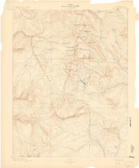 preview thumbnail of historical topo map of Gunnison County, CO in 1889