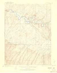 preview thumbnail of historical topo map of Moffat County, CO in 1912