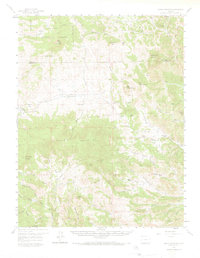 preview thumbnail of historical topo map of Fremont County, CO in 1959