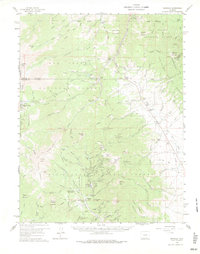 Download a high-resolution, GPS-compatible USGS topo map for Bonanza, CO (1977 edition)