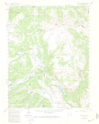 Download a high-resolution, GPS-compatible USGS topo map for Bristol Head, CO (1981 edition)