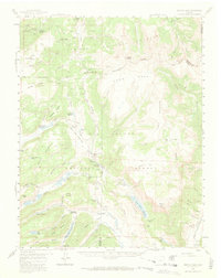 Download a high-resolution, GPS-compatible USGS topo map for Bristol Head, CO (1973 edition)