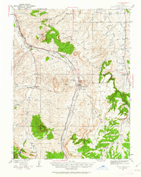 Download a high-resolution, GPS-compatible USGS topo map for Castle Rock, CO (1962 edition)