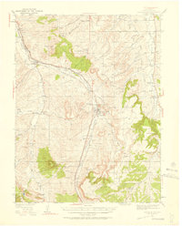 preview thumbnail of historical topo map of Castle Rock, CO in 1940
