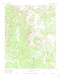 Download a high-resolution, GPS-compatible USGS topo map for Chama Peak, CO (1974 edition)