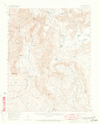 Download a high-resolution, GPS-compatible USGS topo map for Chama Peak, CO (1965 edition)