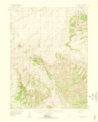 preview thumbnail of historical topo map of Moffat County, CO in 1958