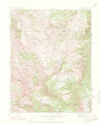 preview thumbnail of historical topo map of Fremont County, CO in 1942