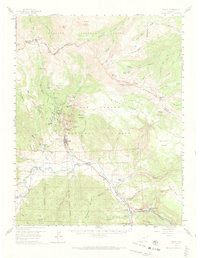 Download a high-resolution, GPS-compatible USGS topo map for Creede, CO (1973 edition)