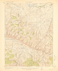 1920 Map of Daton Peak